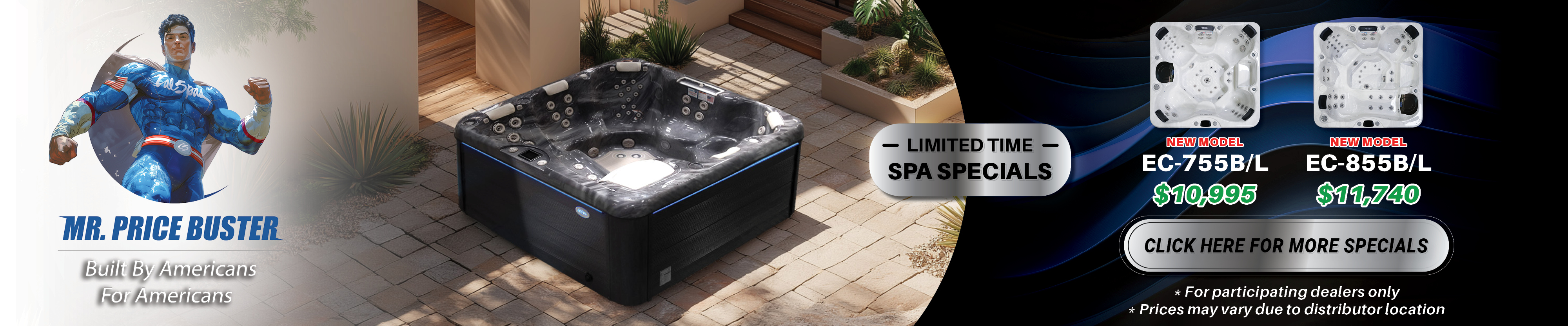 Calspas hot tub being used in a family setting - Santarosa